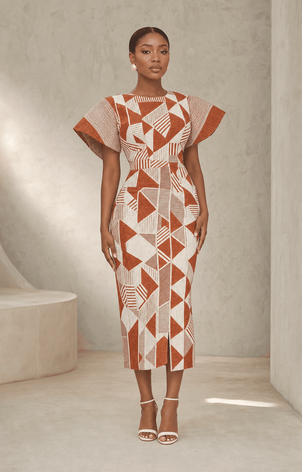 Detail from the Adunni Ankara dress