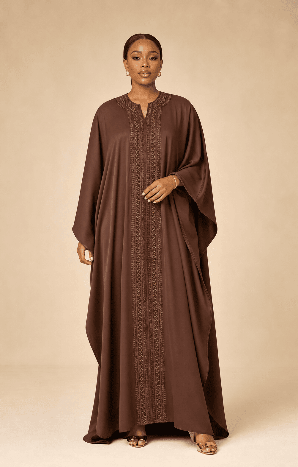 Cocoa Sade Kaftan by Shessa Made It
